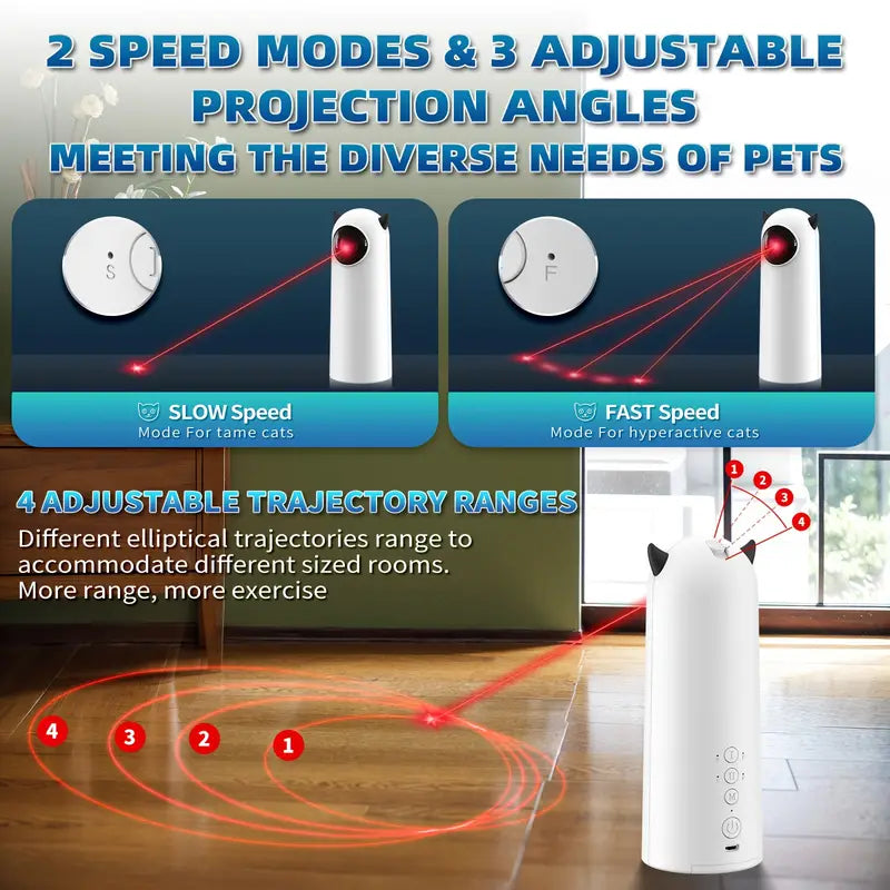 LaserBuddie™ – Automatisch Speelmaatje voor Kat & Hond