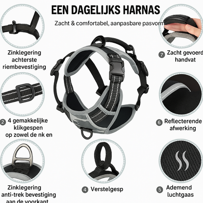 Reflective Comfort Hondenharnas