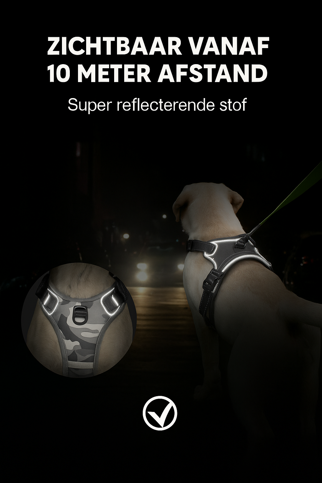 Reflective Comfort Hondenharnas