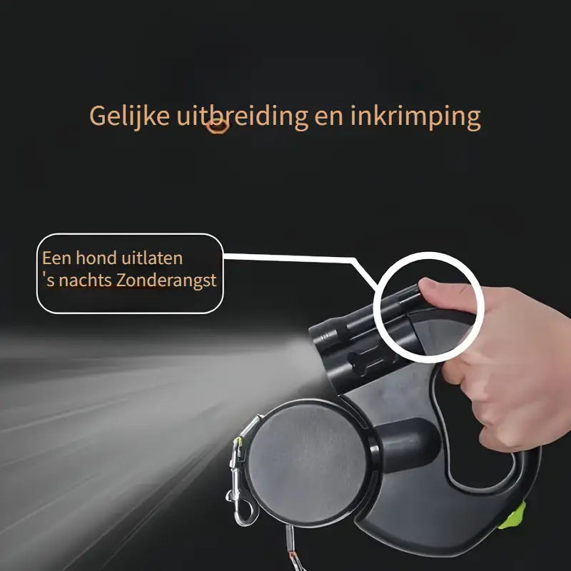 DuoWalk™ – 2-in-1 Hondenriem met LED Verlichting