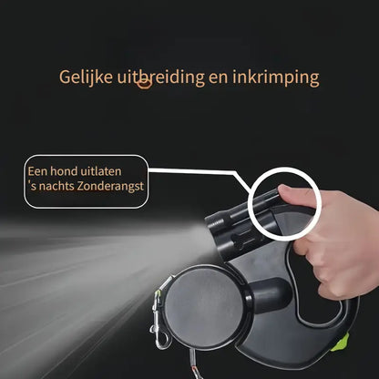 DuoWalk™ – 2-in-1 Hondenriem met LED Verlichting